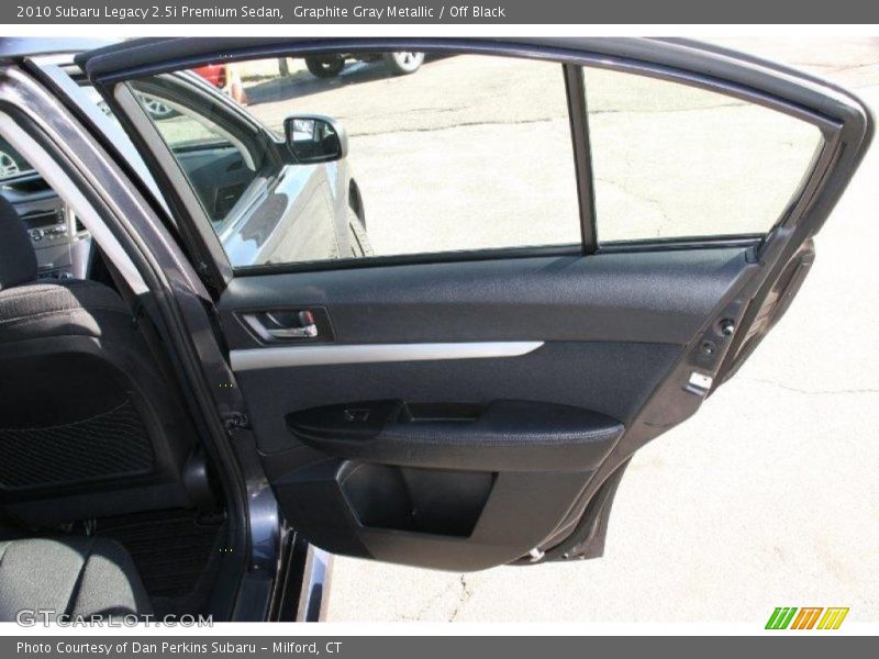 Graphite Gray Metallic / Off Black 2010 Subaru Legacy 2.5i Premium Sedan