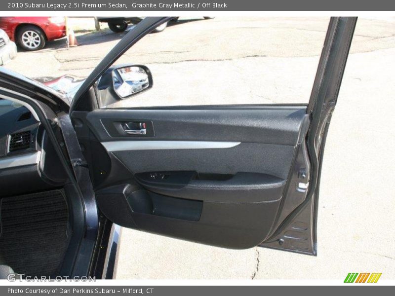 Graphite Gray Metallic / Off Black 2010 Subaru Legacy 2.5i Premium Sedan