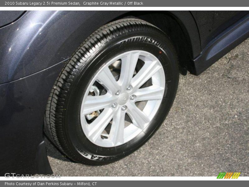 Graphite Gray Metallic / Off Black 2010 Subaru Legacy 2.5i Premium Sedan