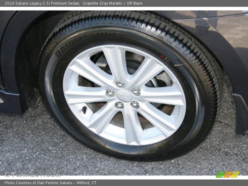 Graphite Gray Metallic / Off Black 2010 Subaru Legacy 2.5i Premium Sedan