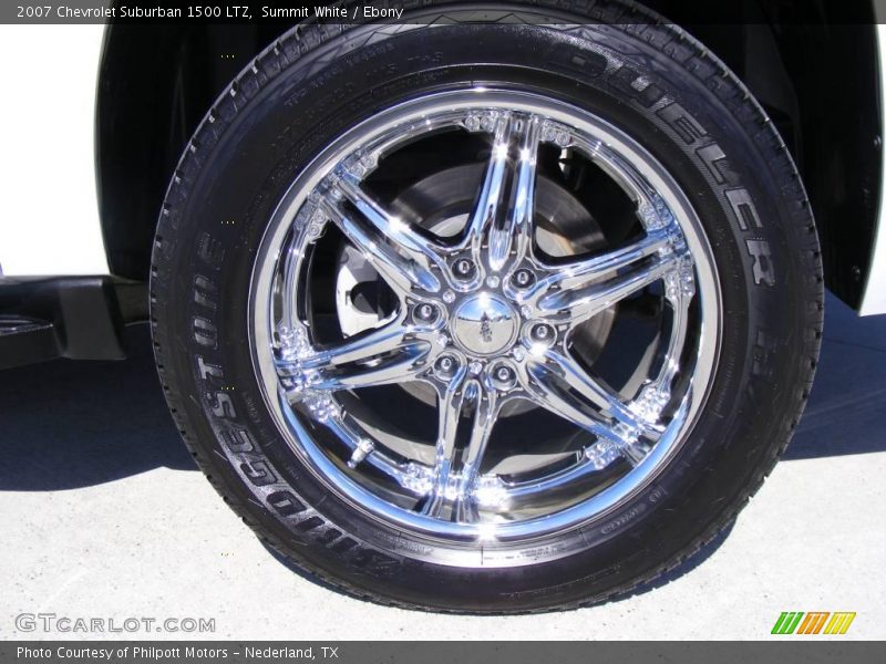 Summit White / Ebony 2007 Chevrolet Suburban 1500 LTZ