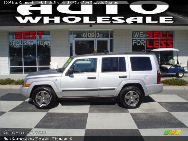 Bright Silver Metallic / Dark Slate Gray/Light Graystone 2006 Jeep Commander 4x4