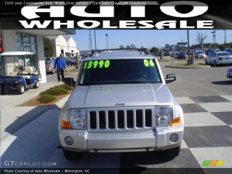 Bright Silver Metallic / Dark Slate Gray/Light Graystone 2006 Jeep Commander 4x4