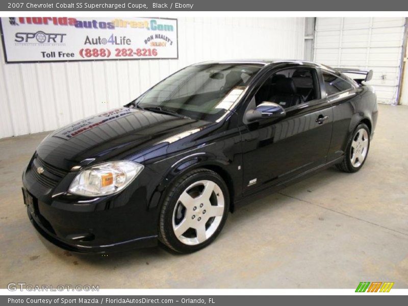 Black / Ebony 2007 Chevrolet Cobalt SS Supercharged Coupe