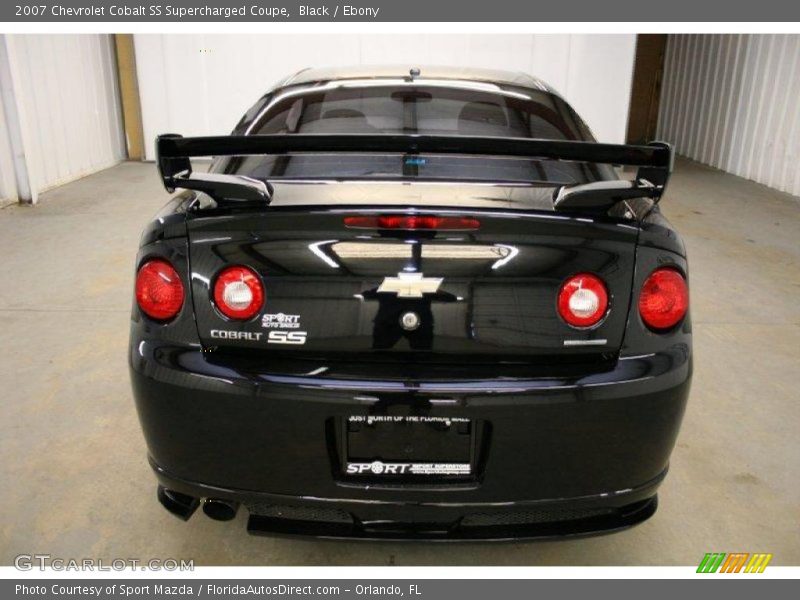 Black / Ebony 2007 Chevrolet Cobalt SS Supercharged Coupe