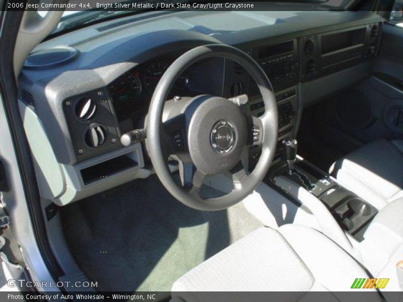 Bright Silver Metallic / Dark Slate Gray/Light Graystone 2006 Jeep Commander 4x4