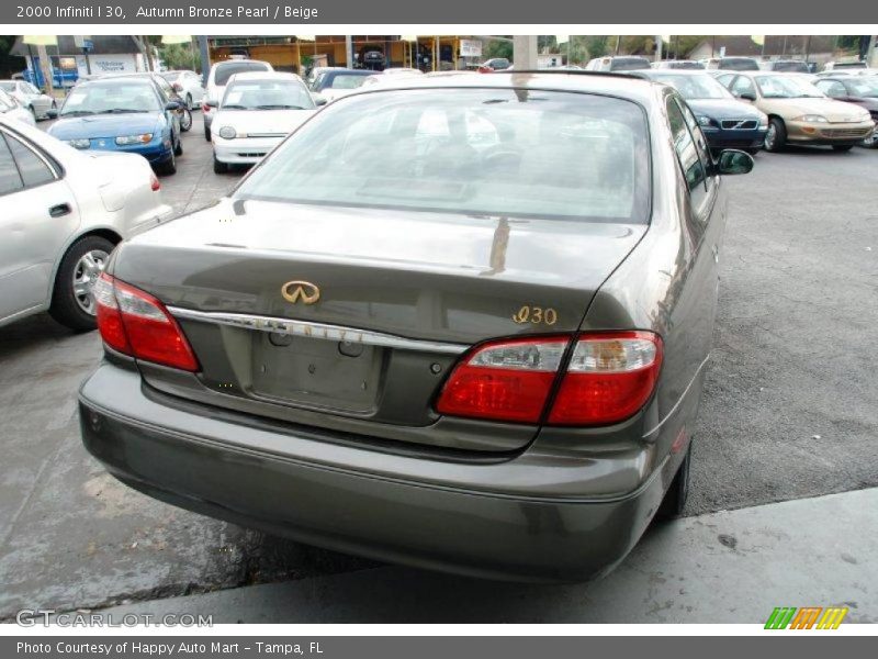 Autumn Bronze Pearl / Beige 2000 Infiniti I 30