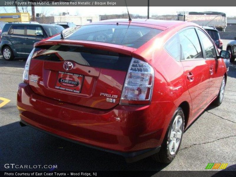 Barcelona Red Metallic / Bisque Beige 2007 Toyota Prius Hybrid