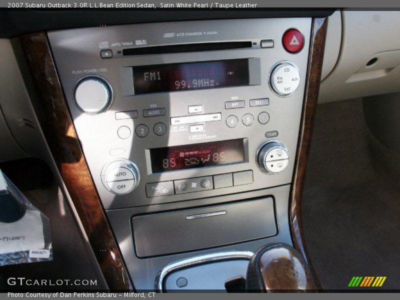 Satin White Pearl / Taupe Leather 2007 Subaru Outback 3.0R L.L.Bean Edition Sedan