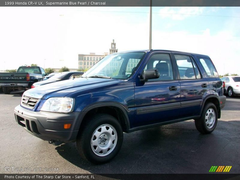 Supermarine Blue Pearl / Charcoal 1999 Honda CR-V LX