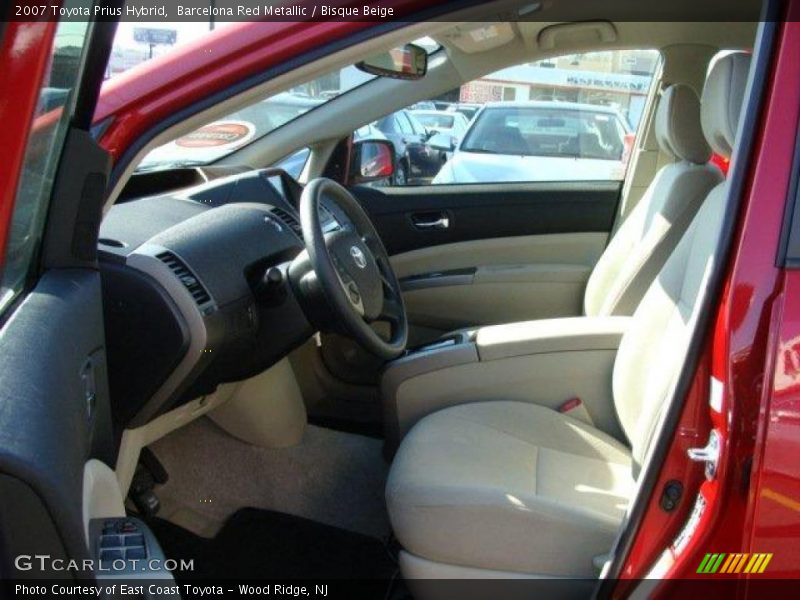 Barcelona Red Metallic / Bisque Beige 2007 Toyota Prius Hybrid