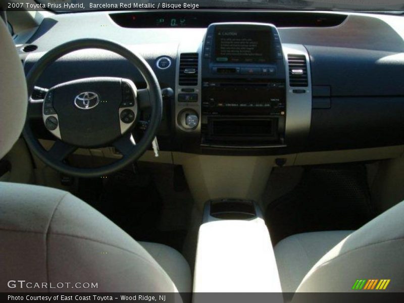 Barcelona Red Metallic / Bisque Beige 2007 Toyota Prius Hybrid