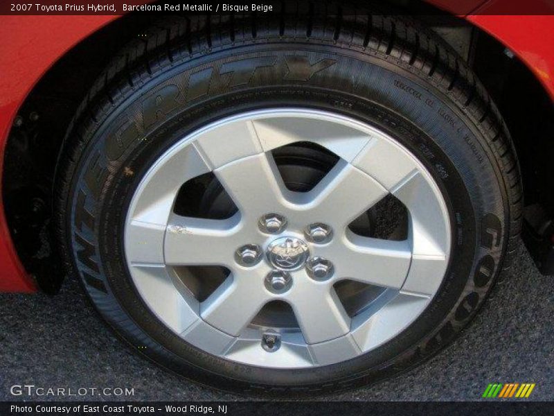 Barcelona Red Metallic / Bisque Beige 2007 Toyota Prius Hybrid