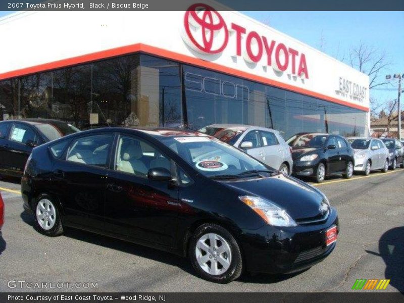 Black / Bisque Beige 2007 Toyota Prius Hybrid