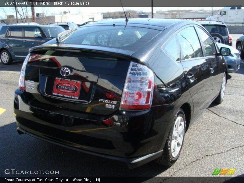 Black / Bisque Beige 2007 Toyota Prius Hybrid