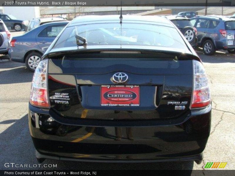 Black / Bisque Beige 2007 Toyota Prius Hybrid