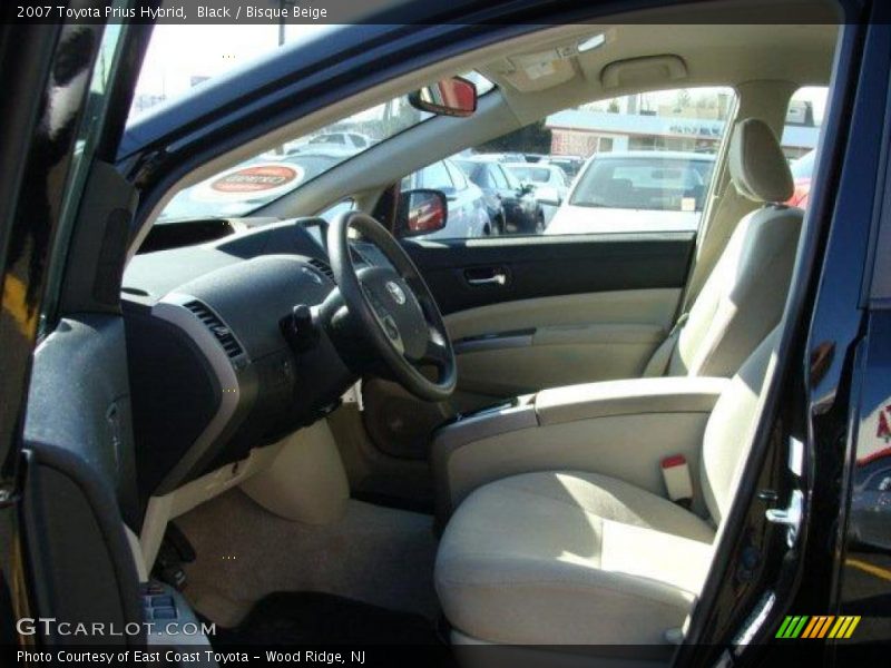 Black / Bisque Beige 2007 Toyota Prius Hybrid