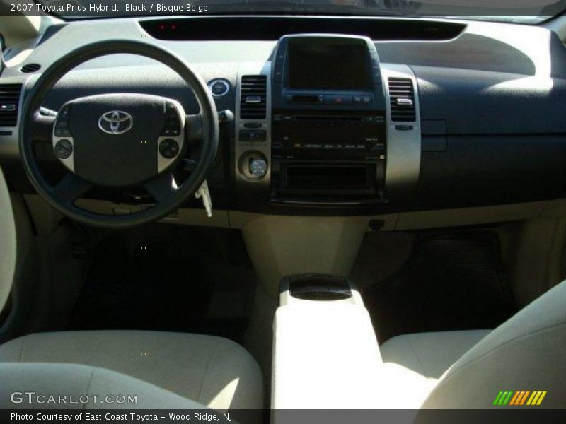 Black / Bisque Beige 2007 Toyota Prius Hybrid