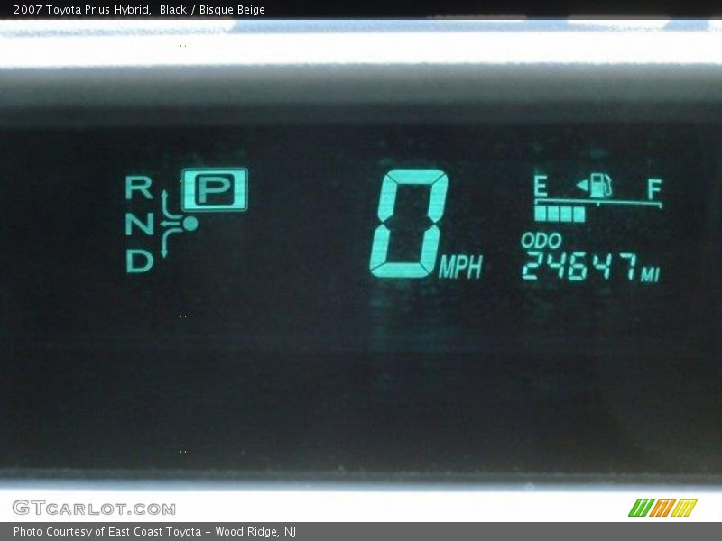 Black / Bisque Beige 2007 Toyota Prius Hybrid