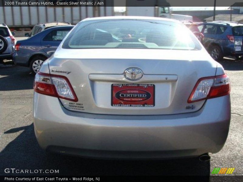 Classic Silver Metallic / Ash 2008 Toyota Camry Hybrid