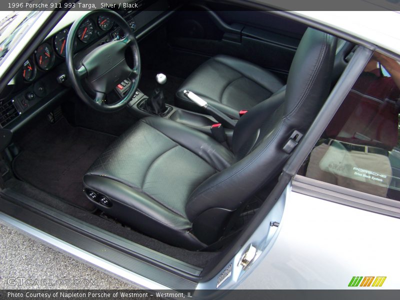 Silver / Black 1996 Porsche 911 993 Targa