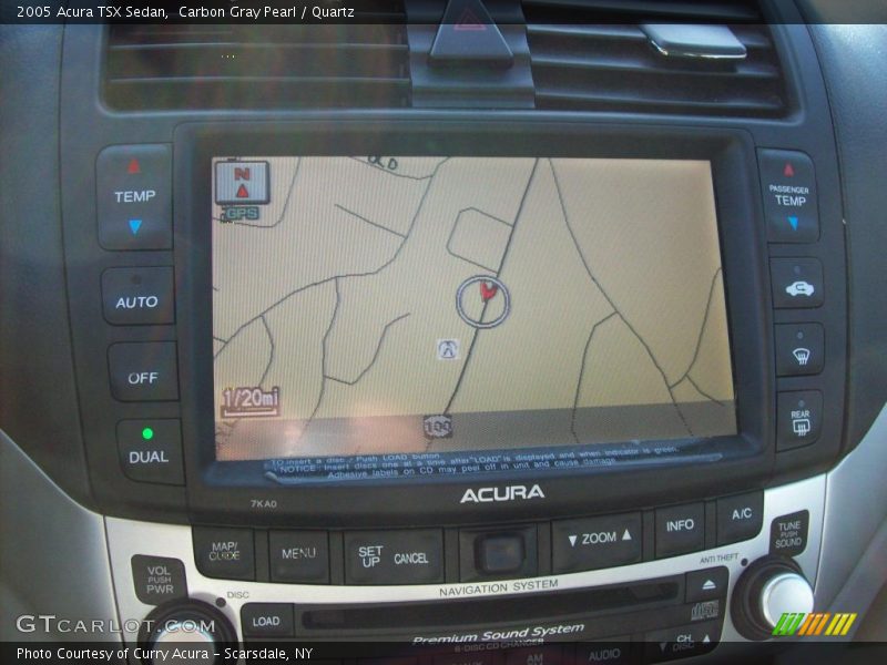 Carbon Gray Pearl / Quartz 2005 Acura TSX Sedan