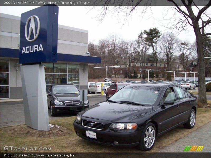 Black / Taupe/Light Taupe 2004 Volvo S60 2.5T AWD