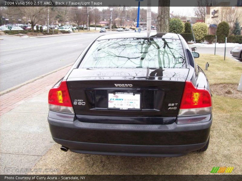 Black / Taupe/Light Taupe 2004 Volvo S60 2.5T AWD