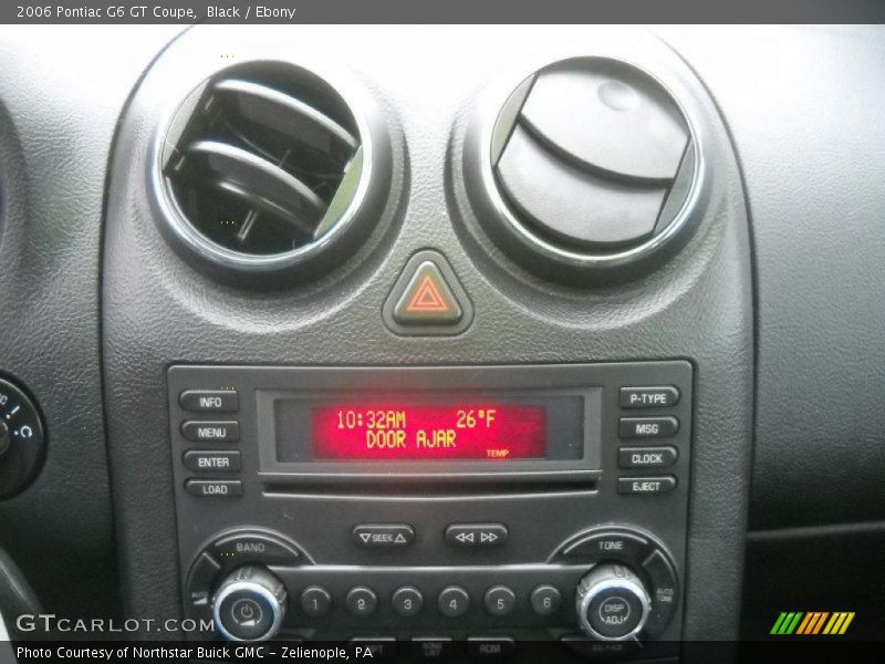 Black / Ebony 2006 Pontiac G6 GT Coupe