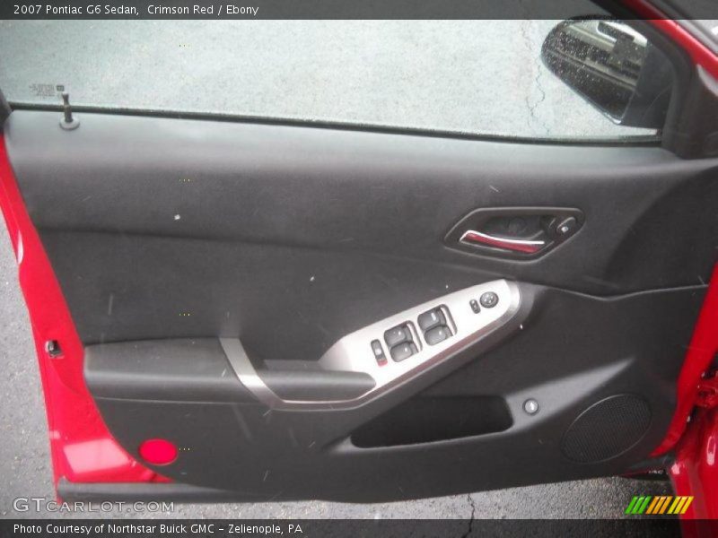 Crimson Red / Ebony 2007 Pontiac G6 Sedan