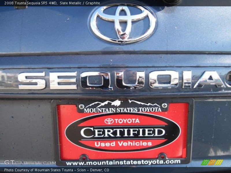 Slate Metallic / Graphite 2008 Toyota Sequoia SR5 4WD