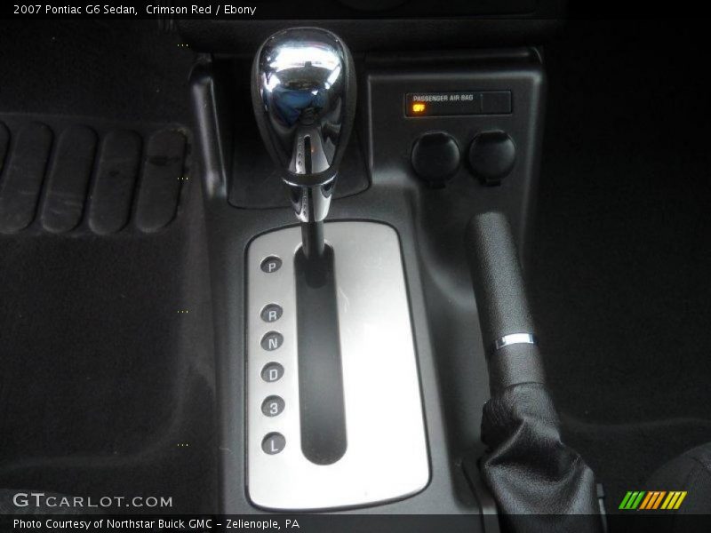 Crimson Red / Ebony 2007 Pontiac G6 Sedan