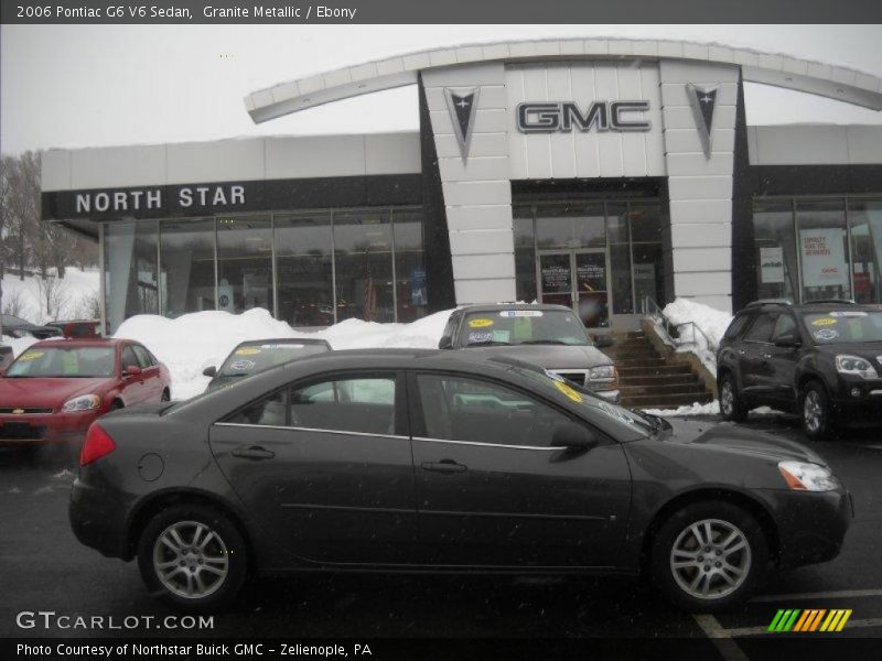 Granite Metallic / Ebony 2006 Pontiac G6 V6 Sedan