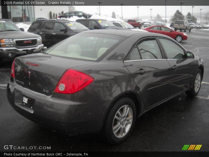 Granite Metallic / Ebony 2006 Pontiac G6 V6 Sedan