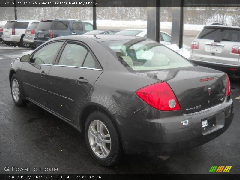 Granite Metallic / Ebony 2006 Pontiac G6 V6 Sedan