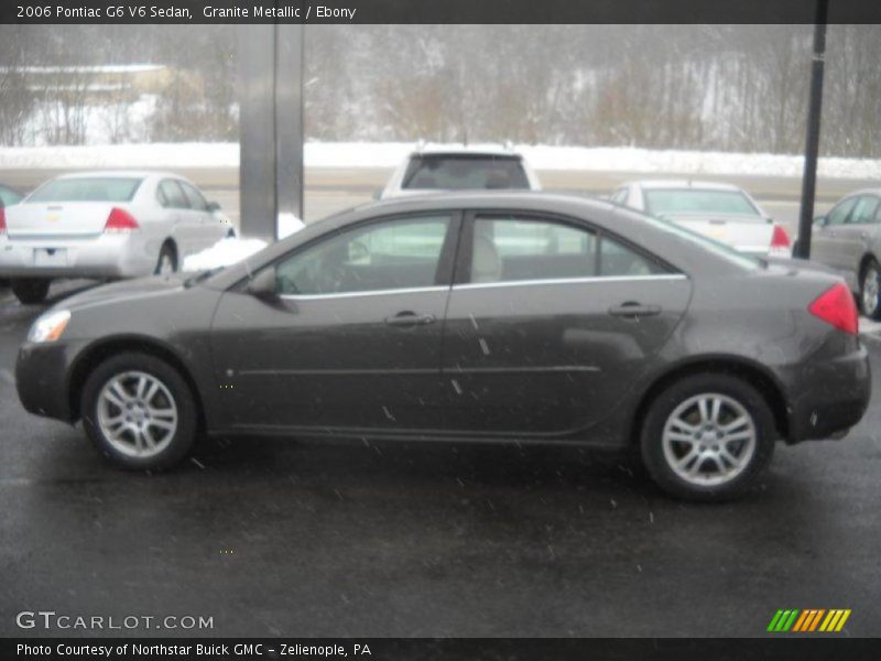 Granite Metallic / Ebony 2006 Pontiac G6 V6 Sedan