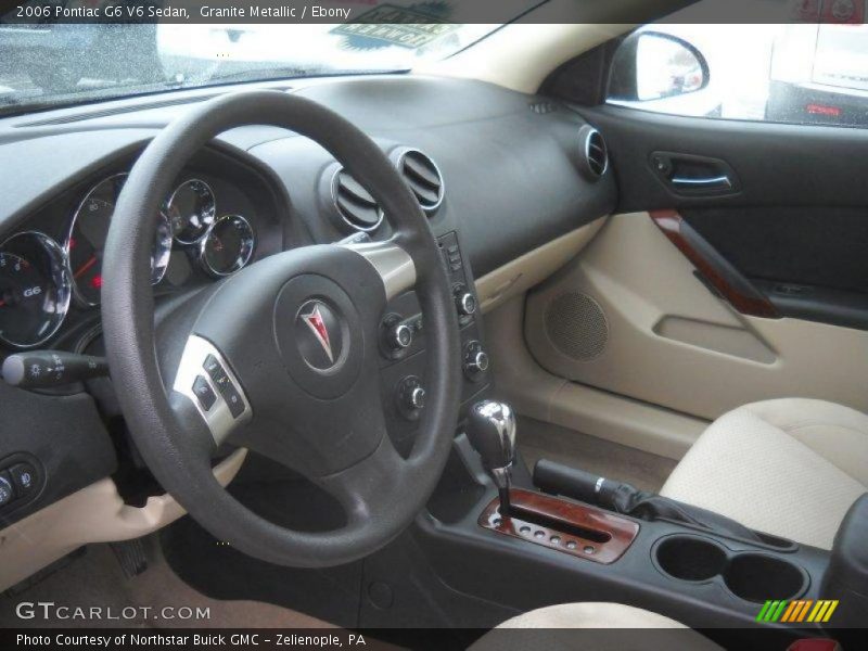 Granite Metallic / Ebony 2006 Pontiac G6 V6 Sedan