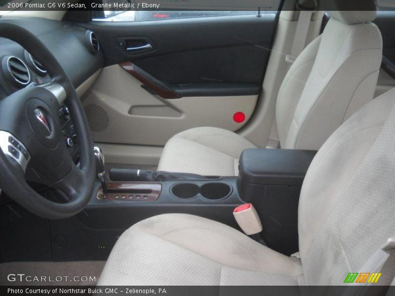 Granite Metallic / Ebony 2006 Pontiac G6 V6 Sedan