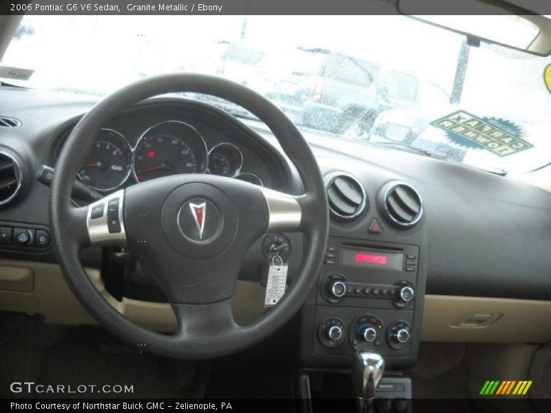 Granite Metallic / Ebony 2006 Pontiac G6 V6 Sedan