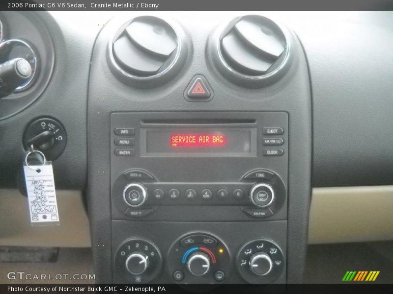 Granite Metallic / Ebony 2006 Pontiac G6 V6 Sedan