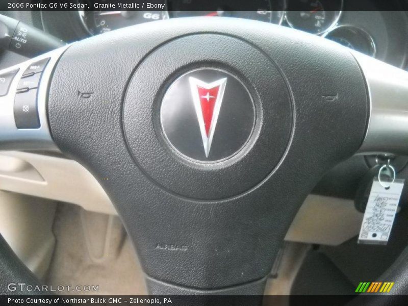 Granite Metallic / Ebony 2006 Pontiac G6 V6 Sedan