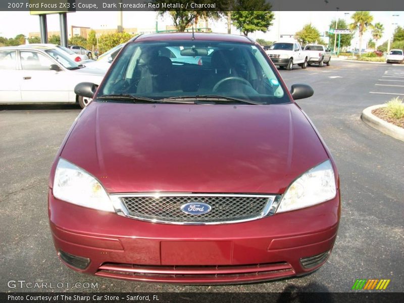 Dark Toreador Red Metallic / Charcoal 2007 Ford Focus ZX3 S Coupe