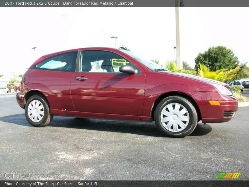 Dark Toreador Red Metallic / Charcoal 2007 Ford Focus ZX3 S Coupe