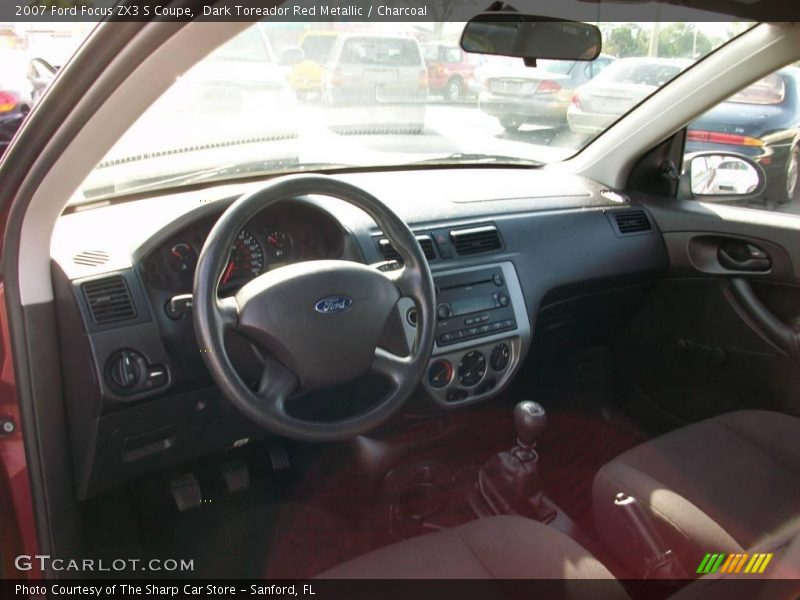 Dark Toreador Red Metallic / Charcoal 2007 Ford Focus ZX3 S Coupe