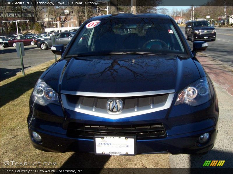 Royal Blue Pearl / Ebony 2007 Acura RDX Technology