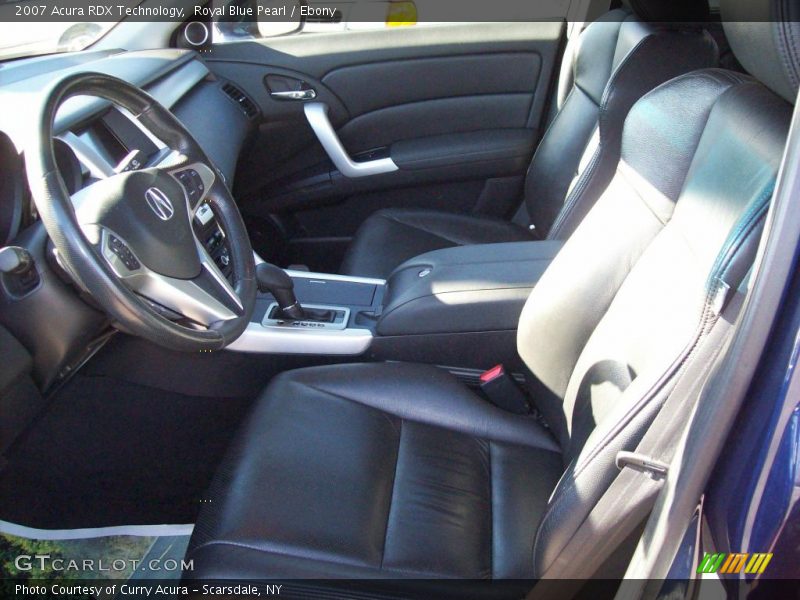 Royal Blue Pearl / Ebony 2007 Acura RDX Technology