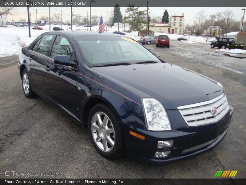 Blue Chip / Light Gray 2006 Cadillac STS V6