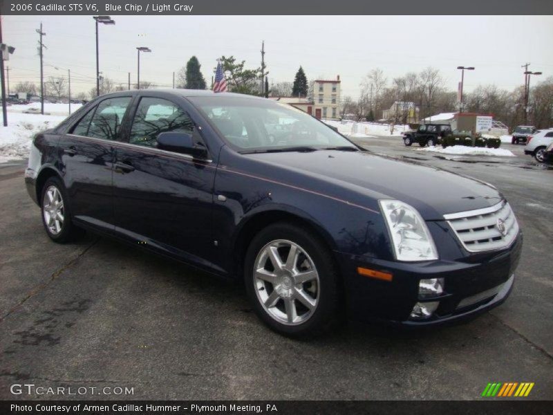 Blue Chip / Light Gray 2006 Cadillac STS V6