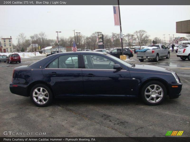 Blue Chip / Light Gray 2006 Cadillac STS V6