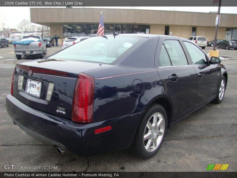 Blue Chip / Light Gray 2006 Cadillac STS V6